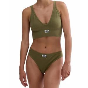 NEW LOVE STORIES posey sporty bra in green